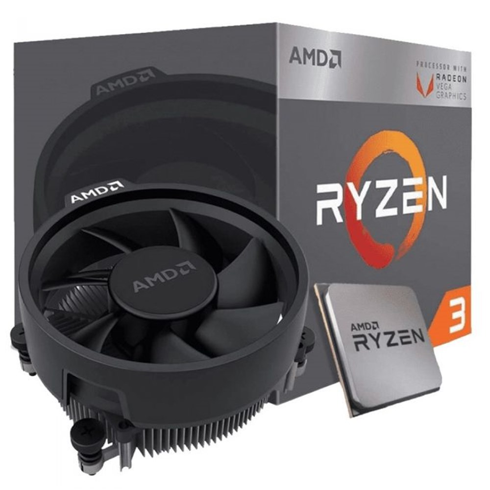 Processador AM4 AMD Ryzen 3 3200G 3.6GHz (Max Turbo 4GHz) 6MB - YD320GC5FIBOX