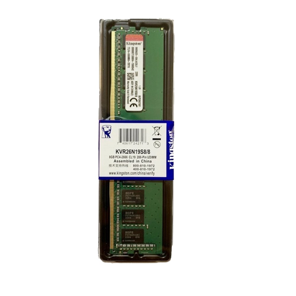 Memoria para Desktop DDR4 8GB 2666Mhz Kingston