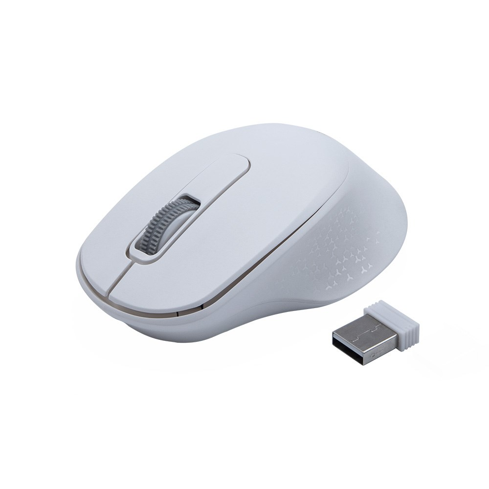 Mouse sem Fio Bluetooth C3Tech Dual Mode Receptor Nano M-BT200WH Branco