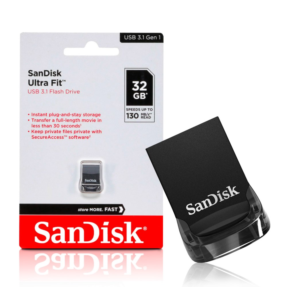 Pen Drive 32Gb Ultra FIT Sandisk Z430 SDCZ430-032G-G46