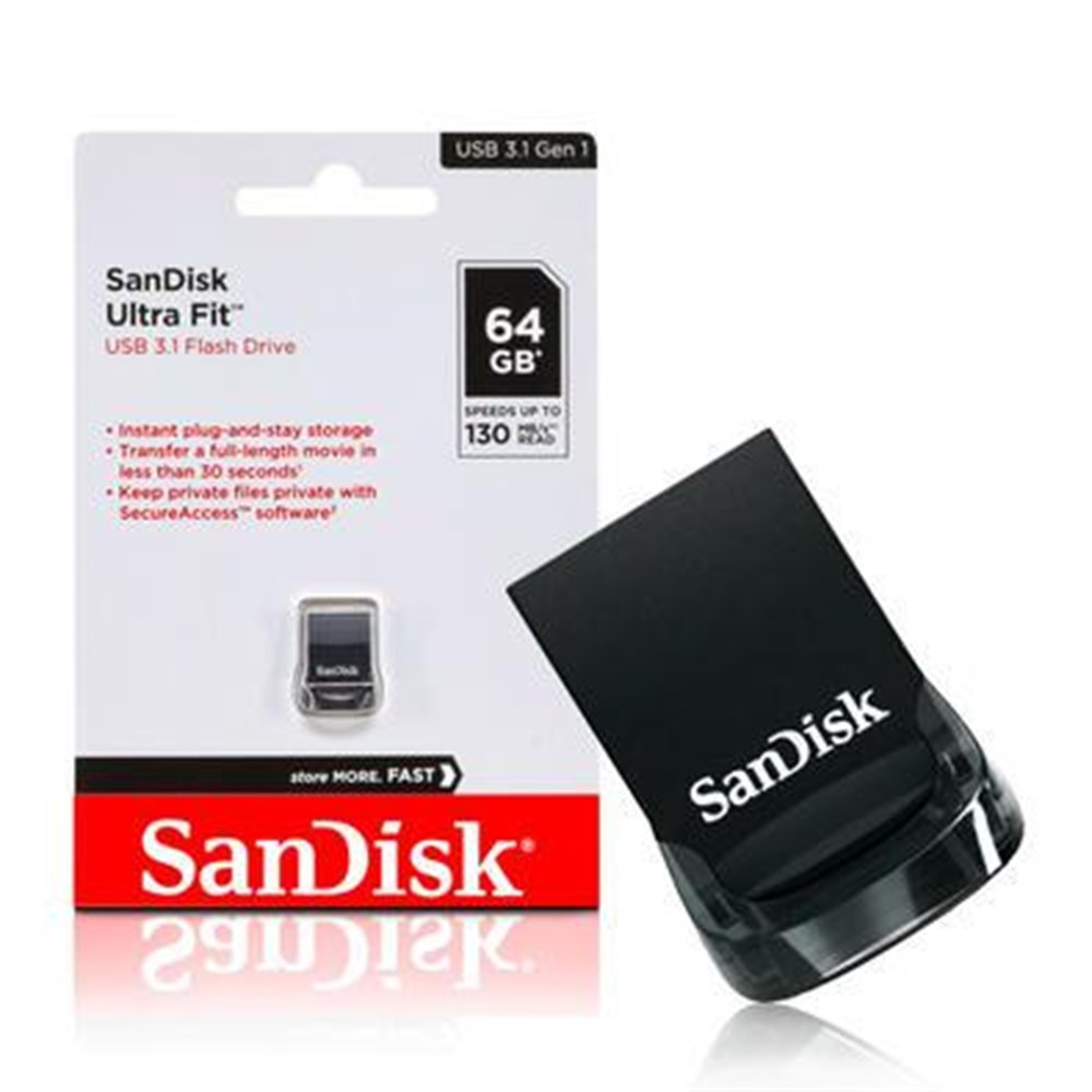 Pen Drive 64Gb Ultra FIT Sandisk Z430 SDCZ430-064G-G46