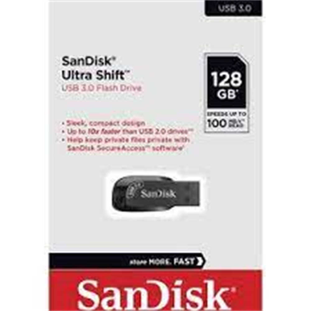 Pen Drive 128Gb Ultra FIT Shift Sandisk Z410 SDCZ410-0128G-G46
