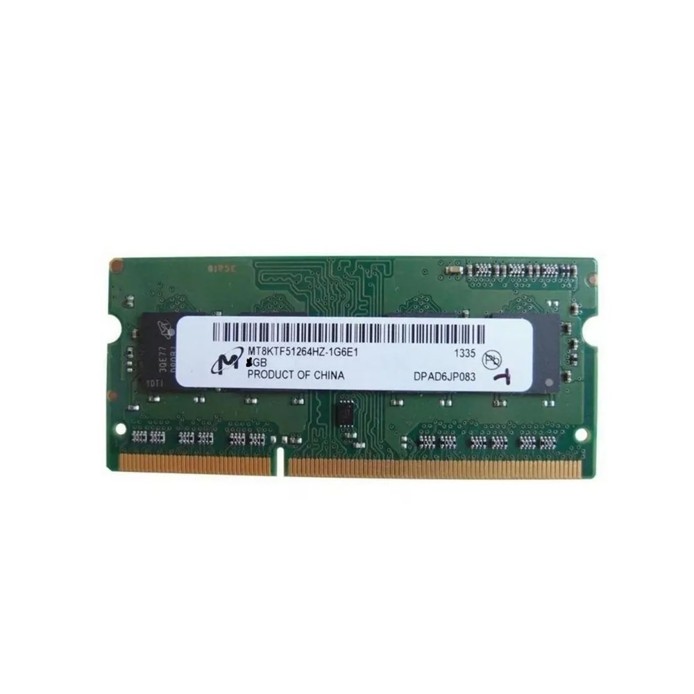 Memoria para Notebook DDR3 8GB 1600Mhz Micron 1,5v