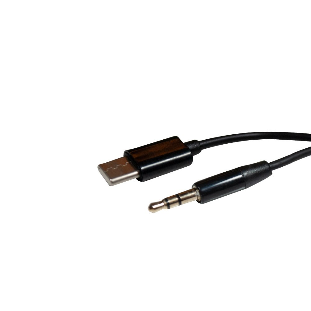 Cabo de Audio P2 + USB-C 1,2 metros Flex Gold XC-P2-C
