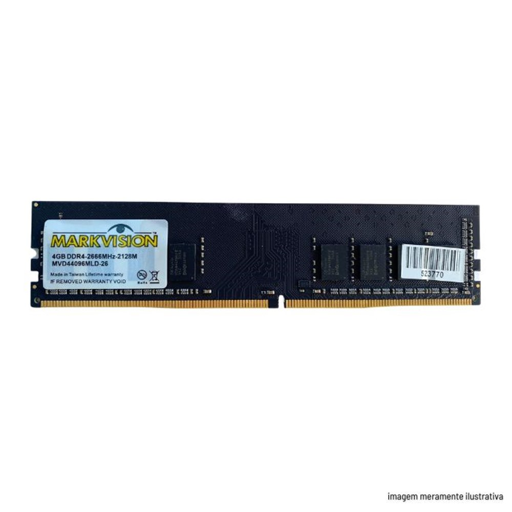 Memoria para Desktop 4GB DDR4 2666Mhz Markvision MVD44096MLD-26