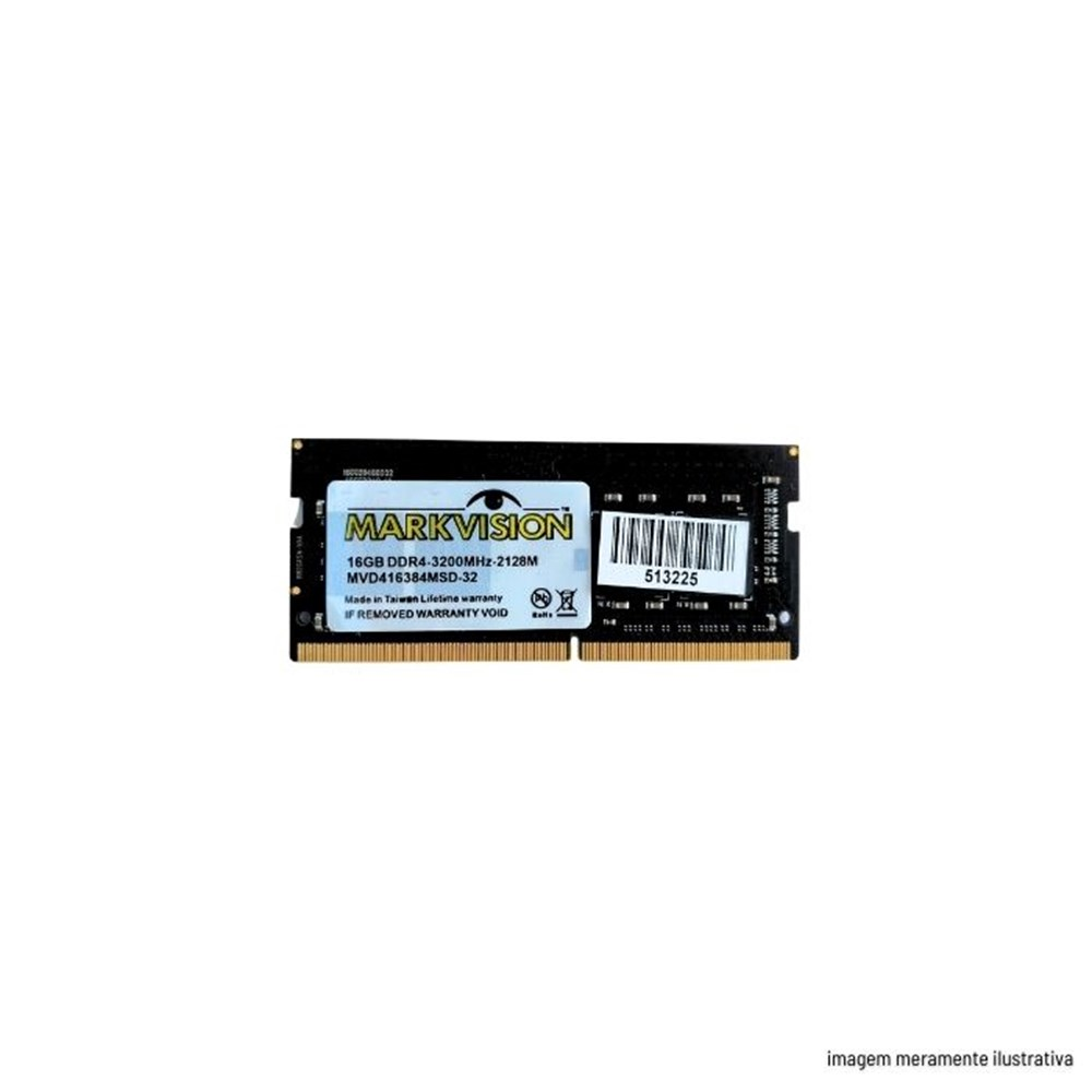 Memoria para Notebook 16GB DDR4 3200Mhz Markvision MVD416384MSD-32