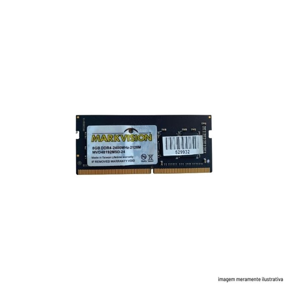 Memoria para Notebook DDR4 8GB 2400Mhz Markvision MVD48192MSD-24