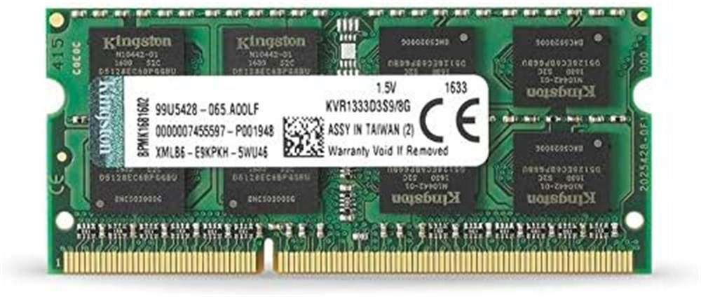 Memoria para Notebook 8GB DDR3 1333Mhz Kingston