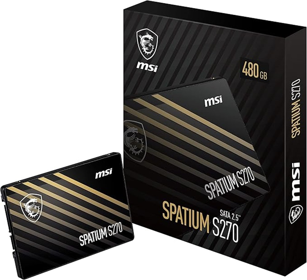 HD SSD de 480GB Sata MSI Spatium S270