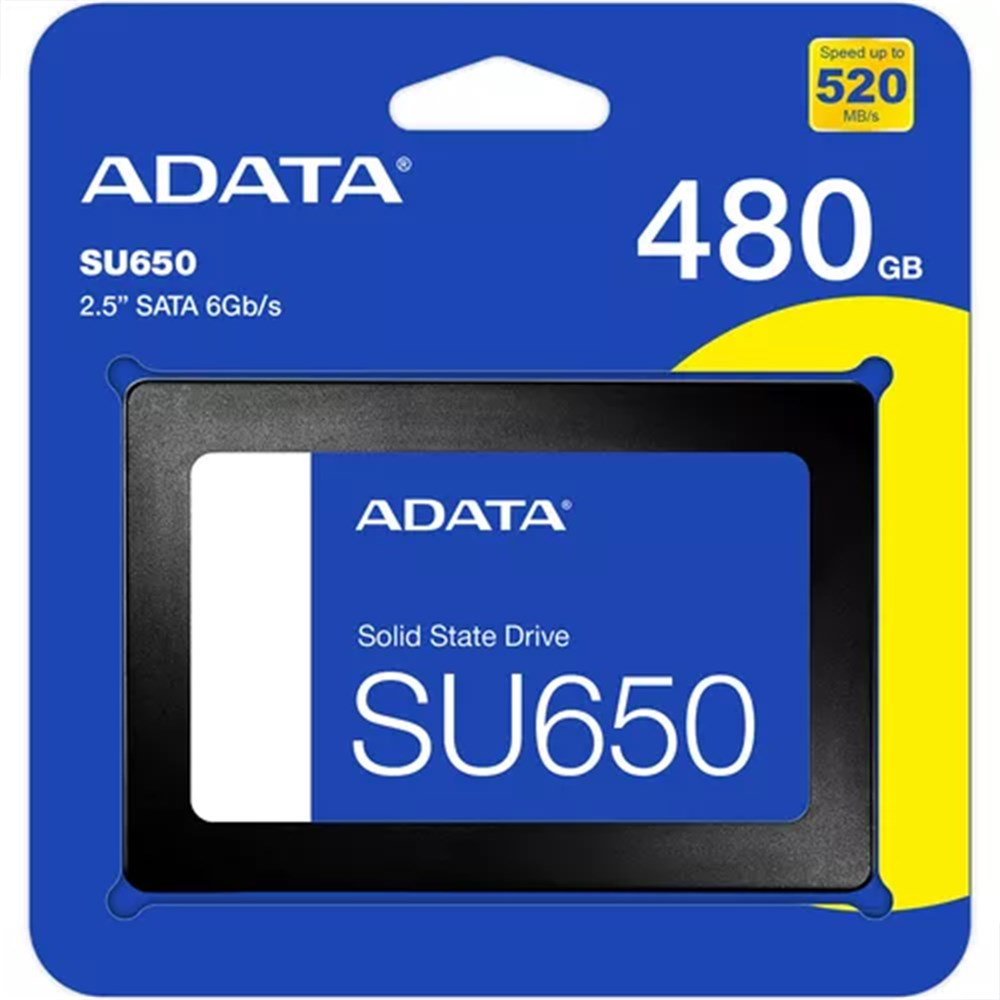 HD SSD de 480GB Sata Adata SU650 - ASU650SS-480GTR