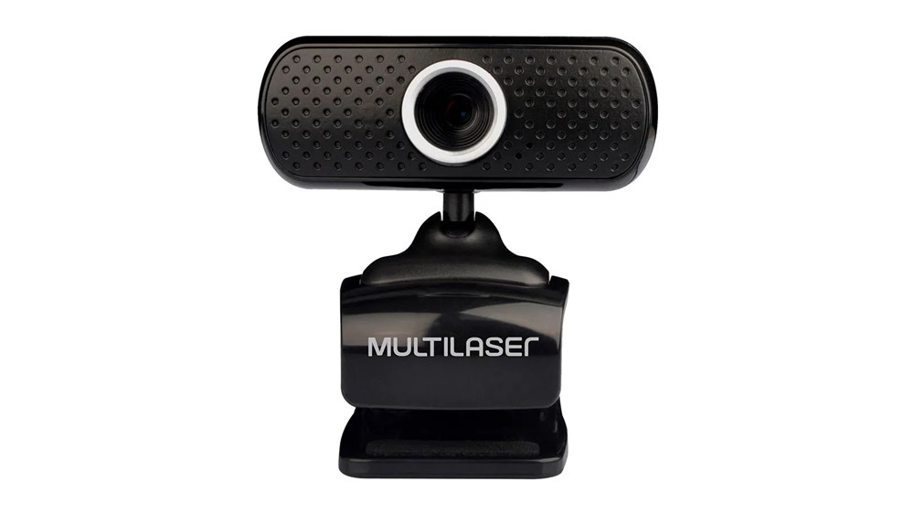 Webcam Multilaser Preta 480P 30Fps WC051