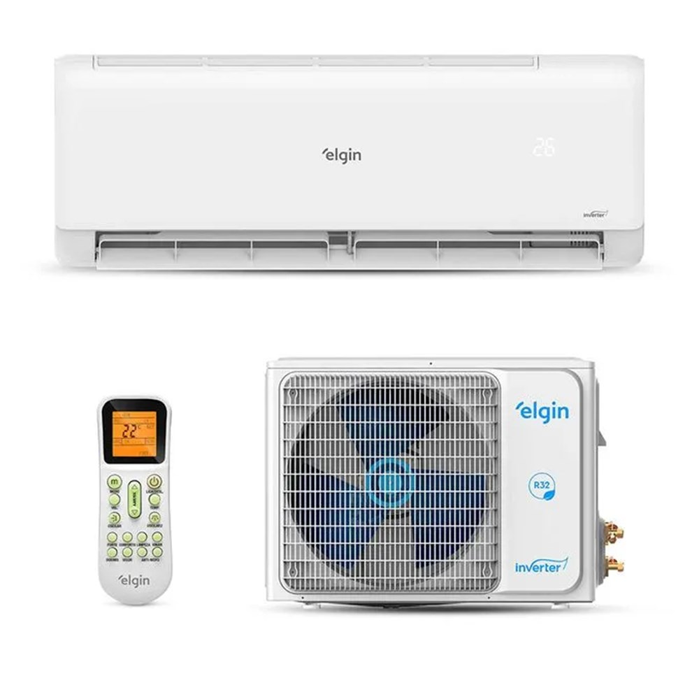 Ar Condicionado Split Hi-Wall Elgin Eco Inverter II 12.000 Btu/h Frio 220V R-32 Wi-Fi