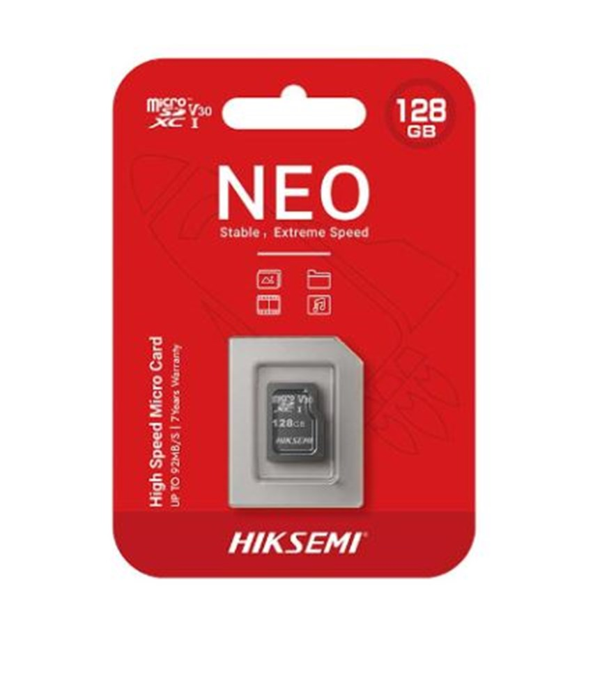 Carto de Memria SD  128GB Hiksemi Class 10UHS-I 128GB - HS-TF-C1/128G