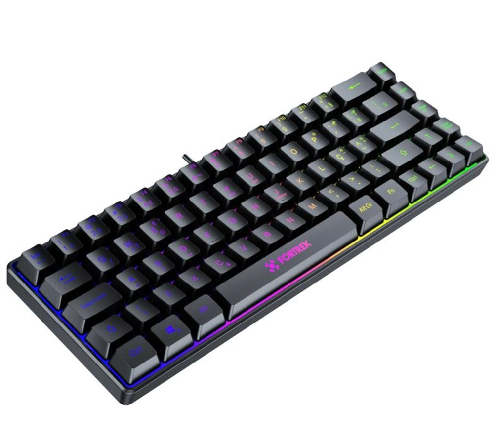 Teclado Gamer Fortrek Fearless 65 Compact Preto