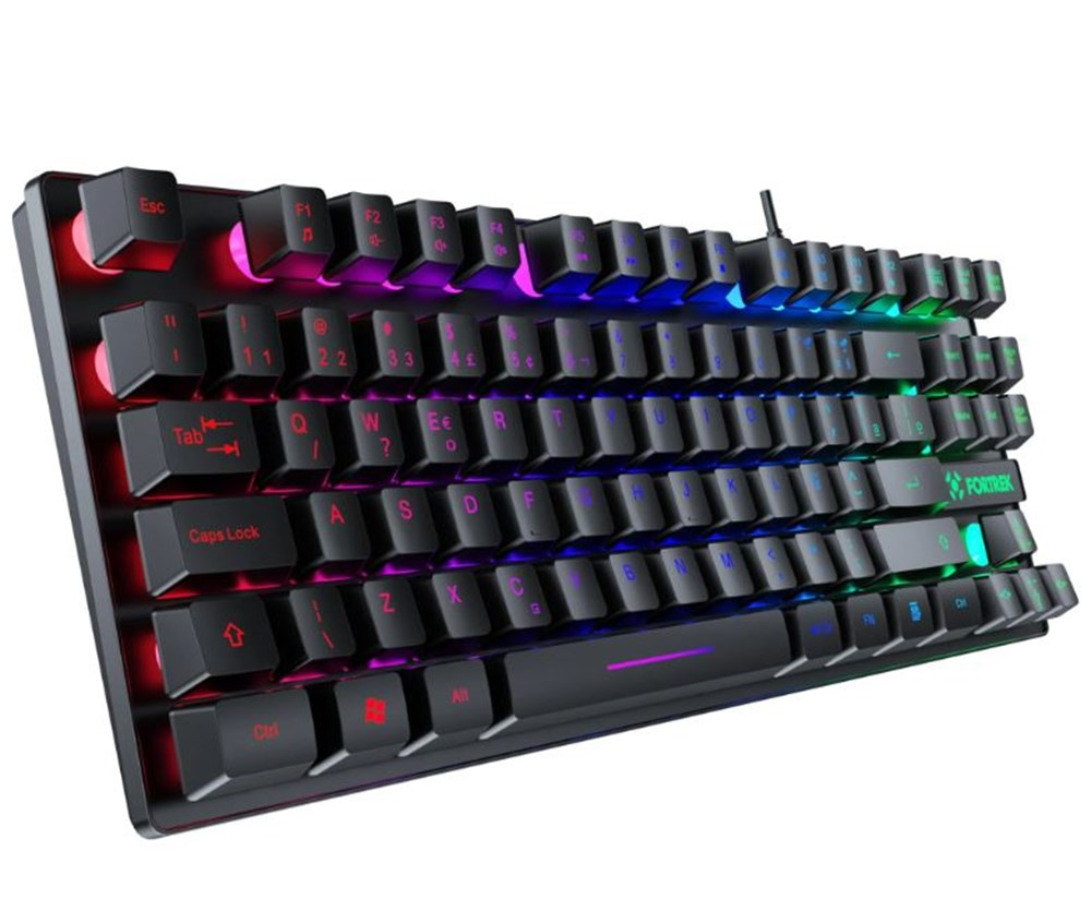 Teclado Gamer Fortrek Fearless 80 TKL Preto