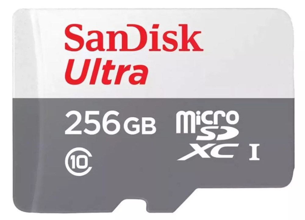 Cartao de Memoria microSD 256Gb Classe 10 Ultra Sandisk SDSQUNR-064G-GN3MA