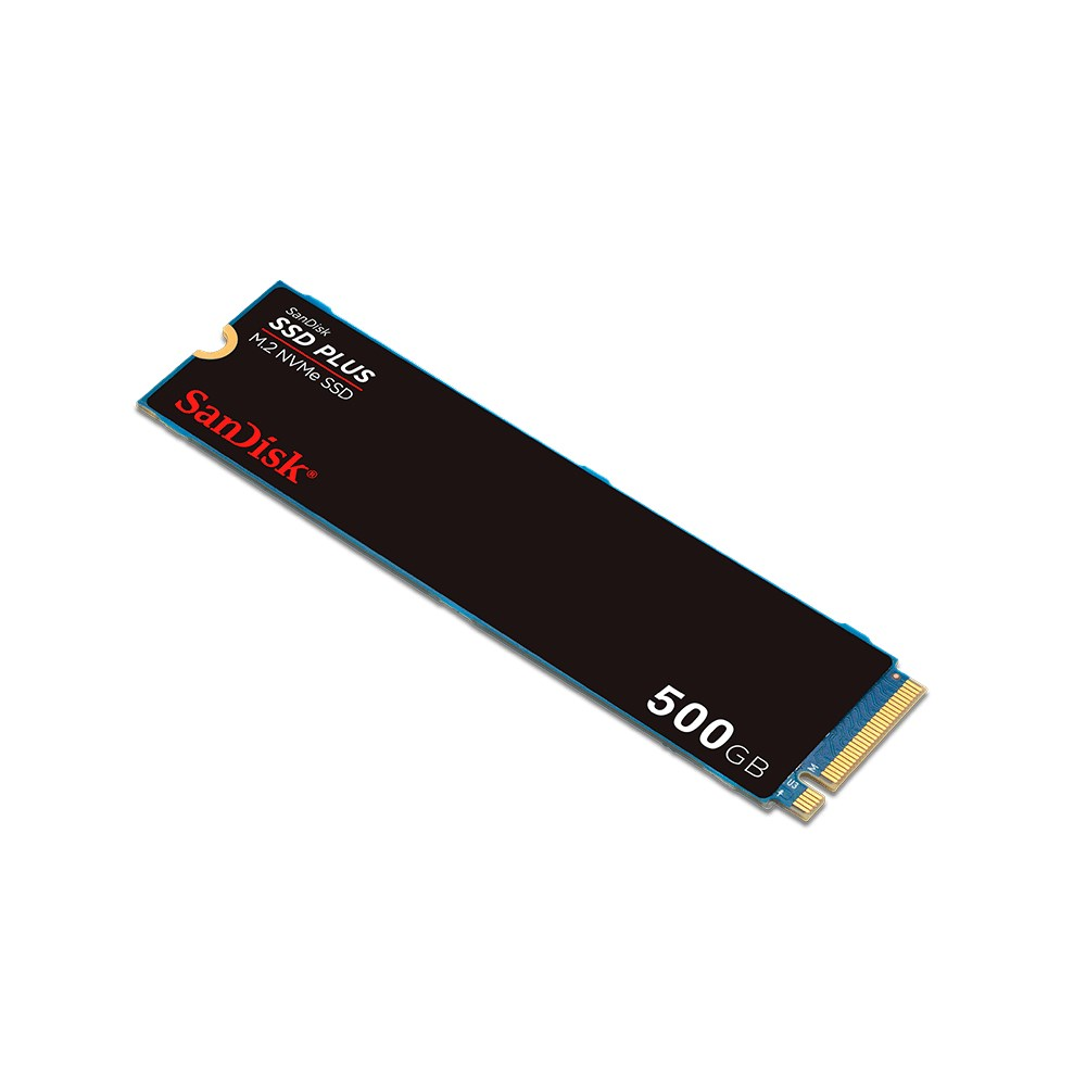 HD SSD M.2 NVMe 500GB Sandisk Plus Leitura At 2.400 MB/s Gravao at 1.500 MB/s