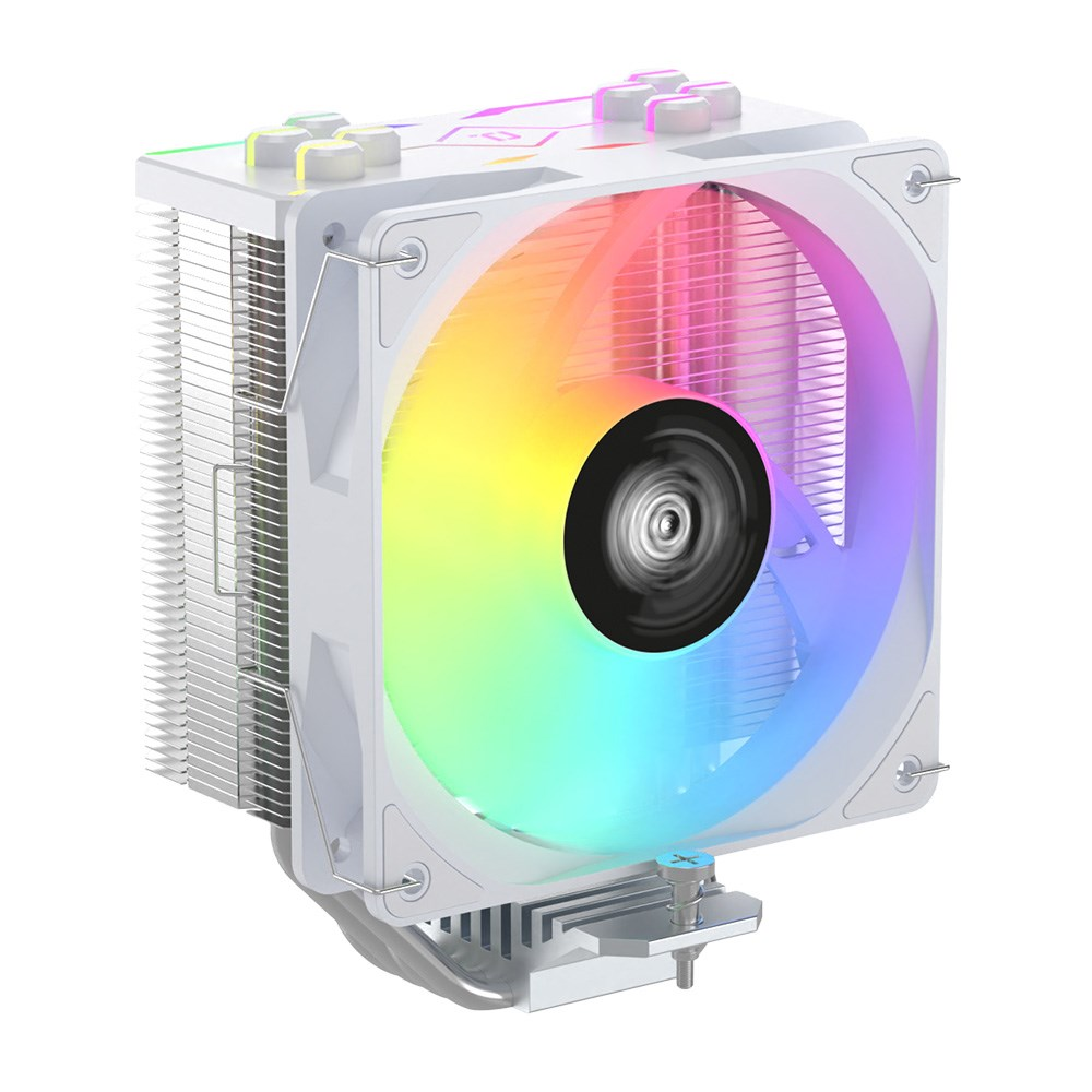 Cooler de Processador Universal MX202 Branco120mm ARGB Mymax MYC-MX202/RGB -WH