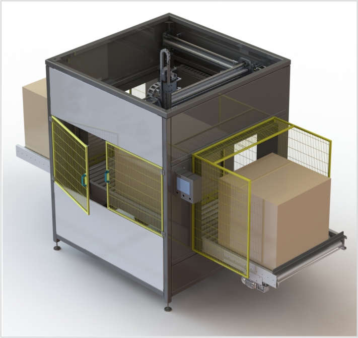 Proyectos de automatización Máquina automática de corte y apertura de
