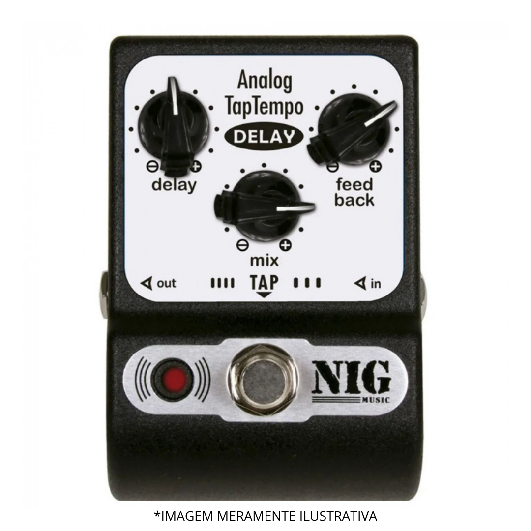 PEDAL ANALOG TAP TEMPO DELAY NIG