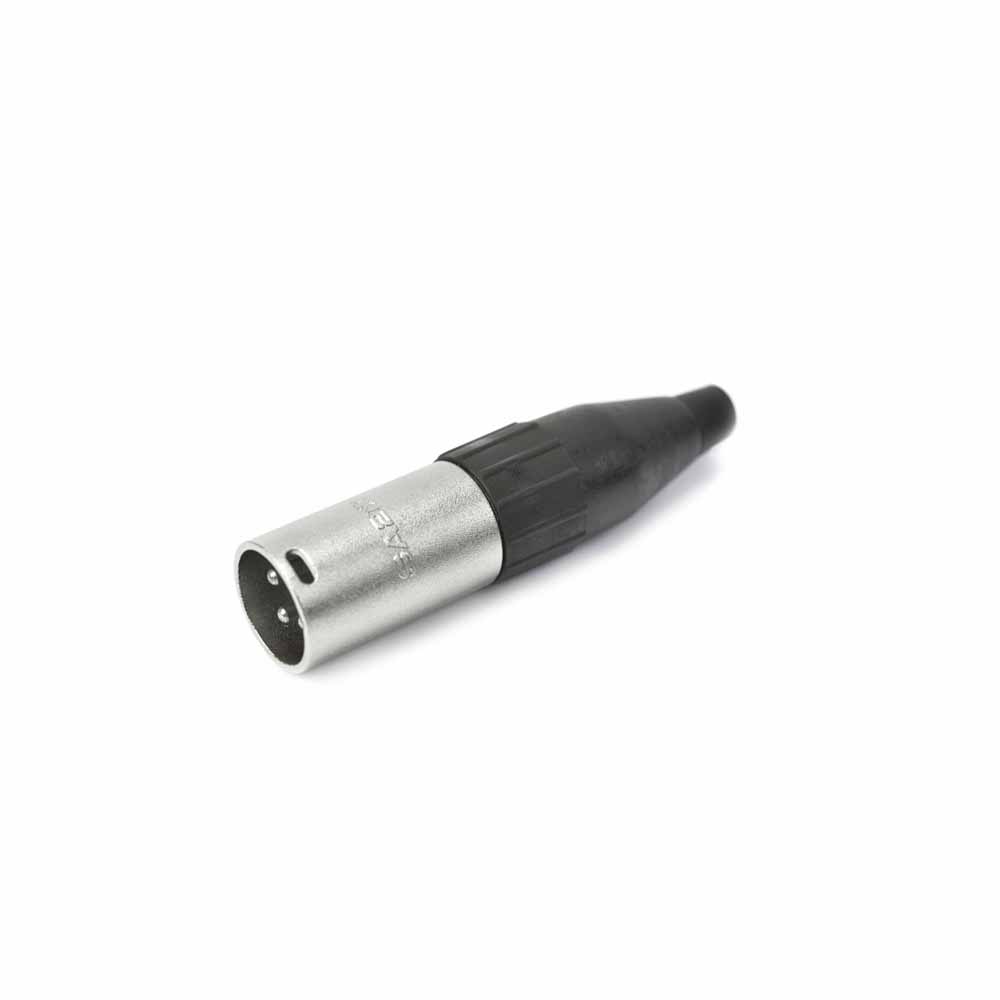 PLUG XLR MACHO LINHA SA2X NIQUELADO SANTO ANGELO