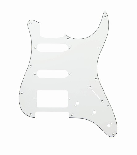 ESCUDO GUIT STRATO PKG HSS BRANCO MUSIMAX