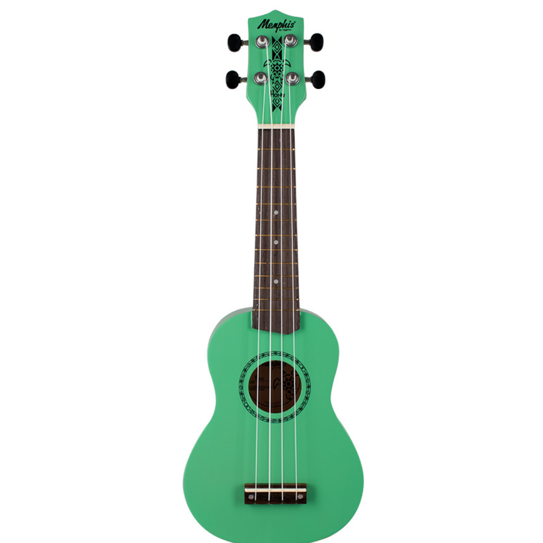 UKULELE SOPRANO ACUSTICO HONU VERDE MEMPHIS BY TAGIMA