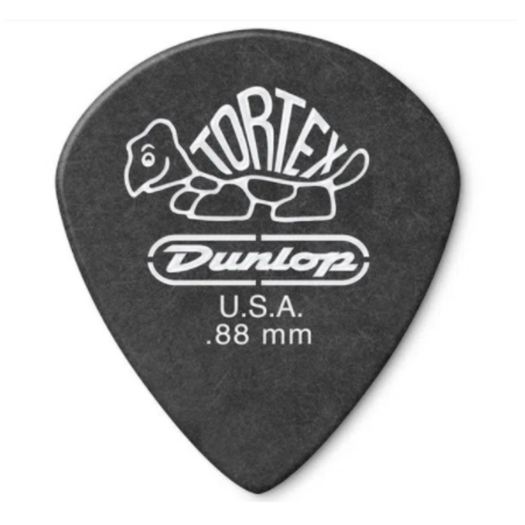 PALHETA JAZZ III TORTEX 0.88MM MINI PRETA DUNLOP