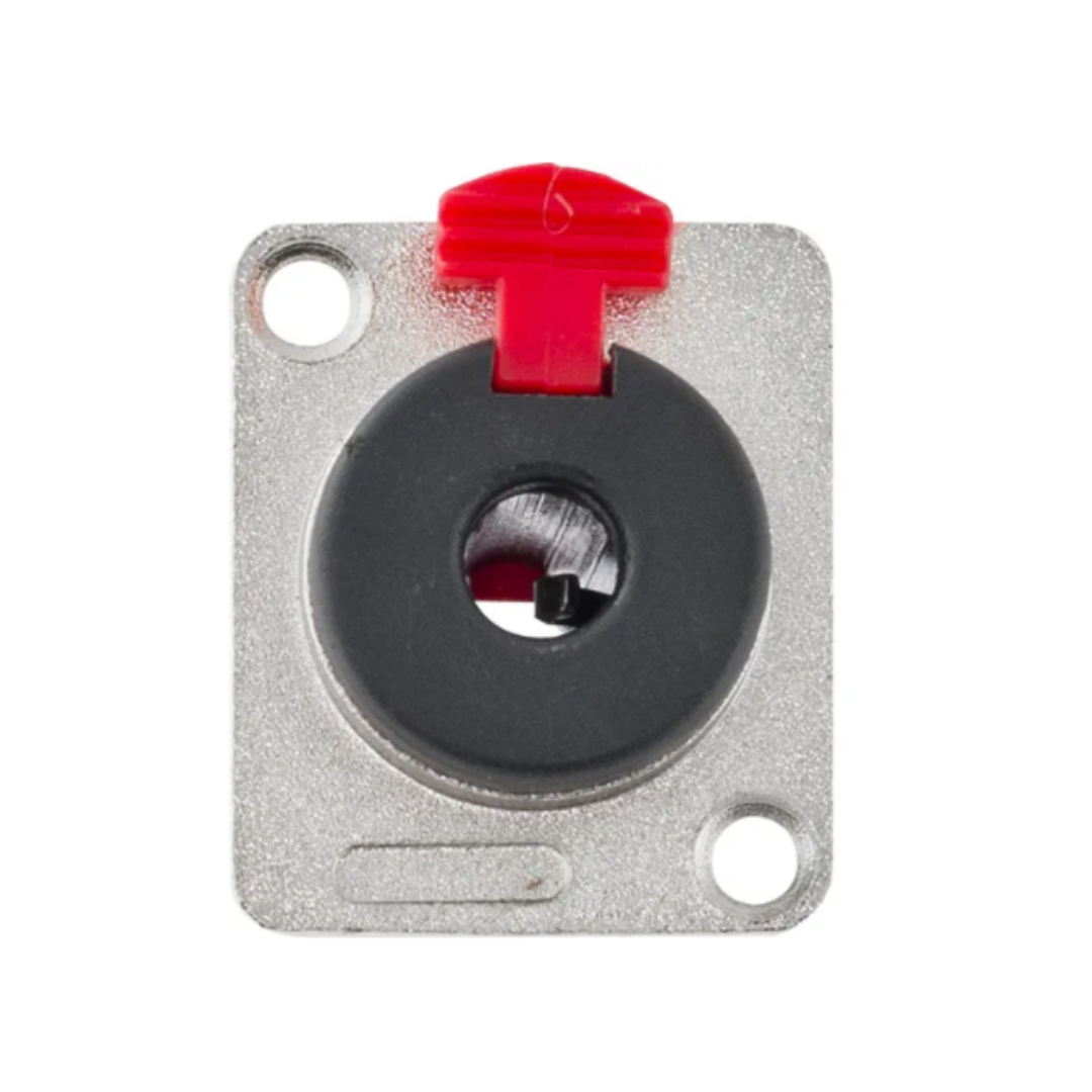 Plug Jack P10 Stereo Painel c Trava Hj066 Hyx -cada