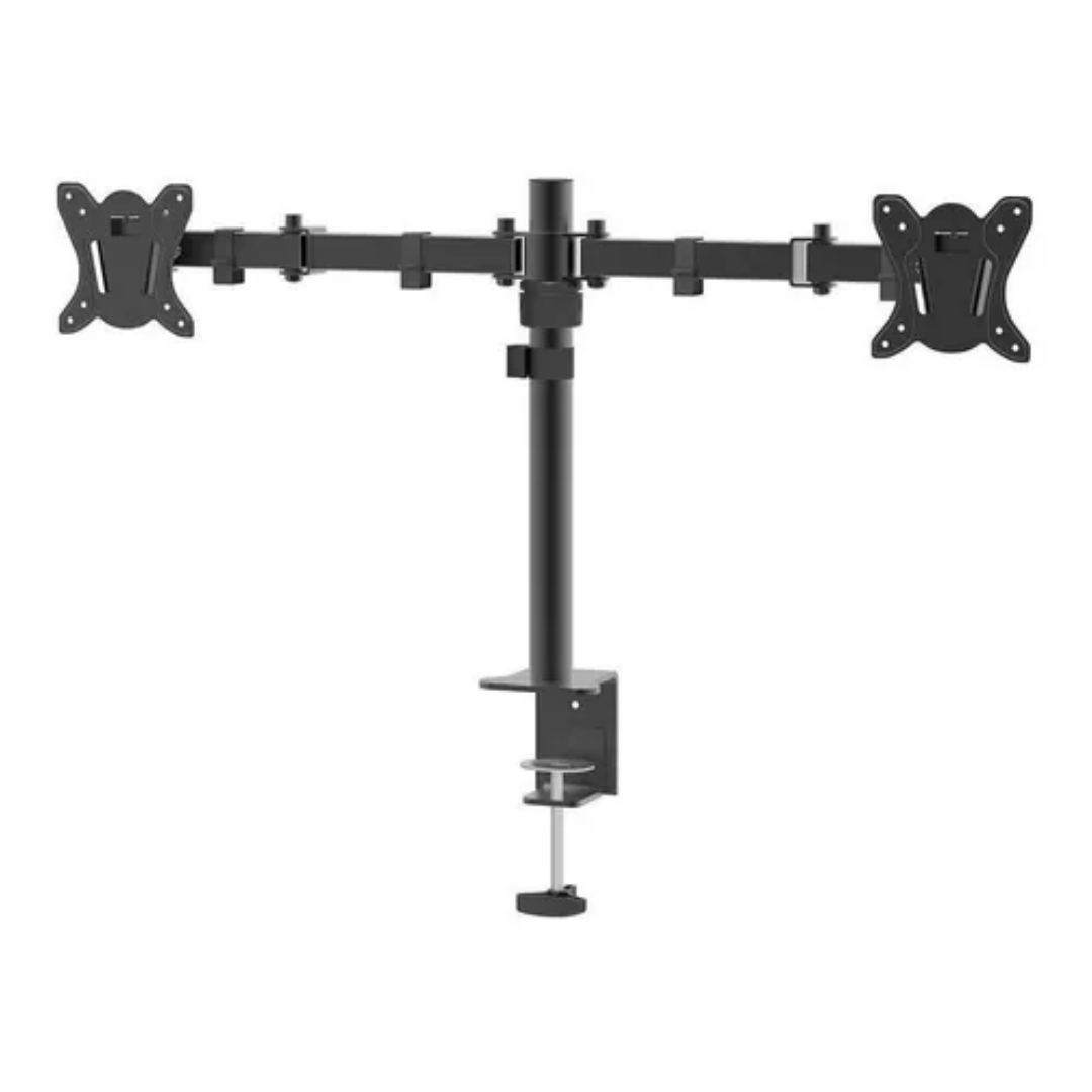 SUPORTE BI-ARTICULADO MESA PARA 2 MONITORES MXT