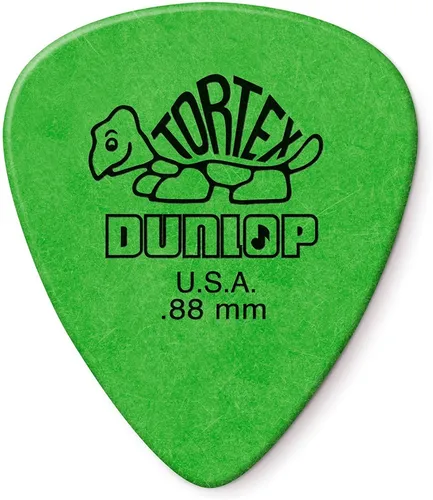 PALHETA TORTEX 0.88MM VERDE DUNLOP