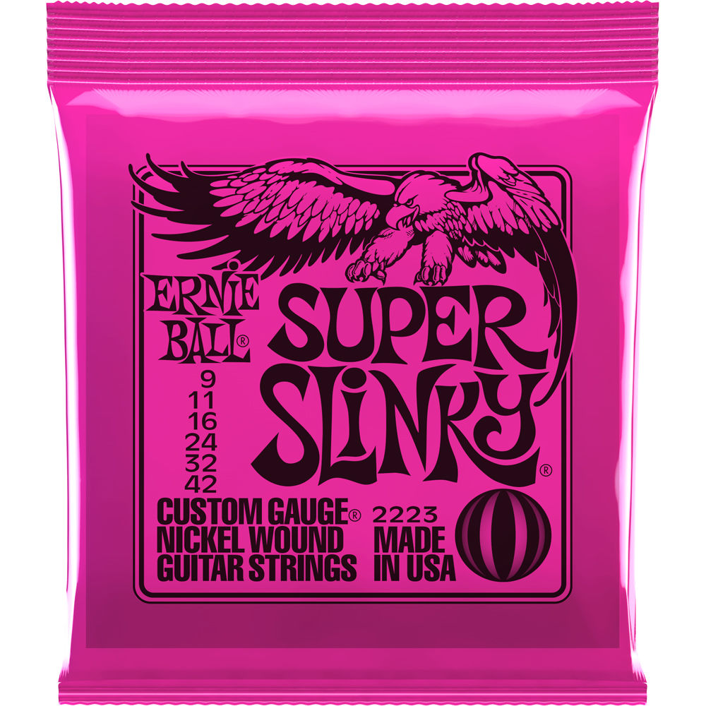 ENCORDOAMENTO GUITARRA 009 SUPER SLINK NQ ERNIEBALL