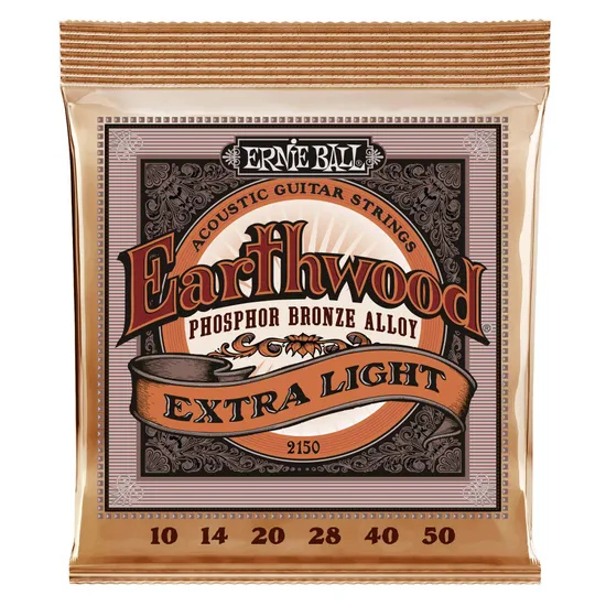 ENCORDOAMENTO VIOLAO 010 EARTHWOOD EXTRALEVE ERNIEBALL