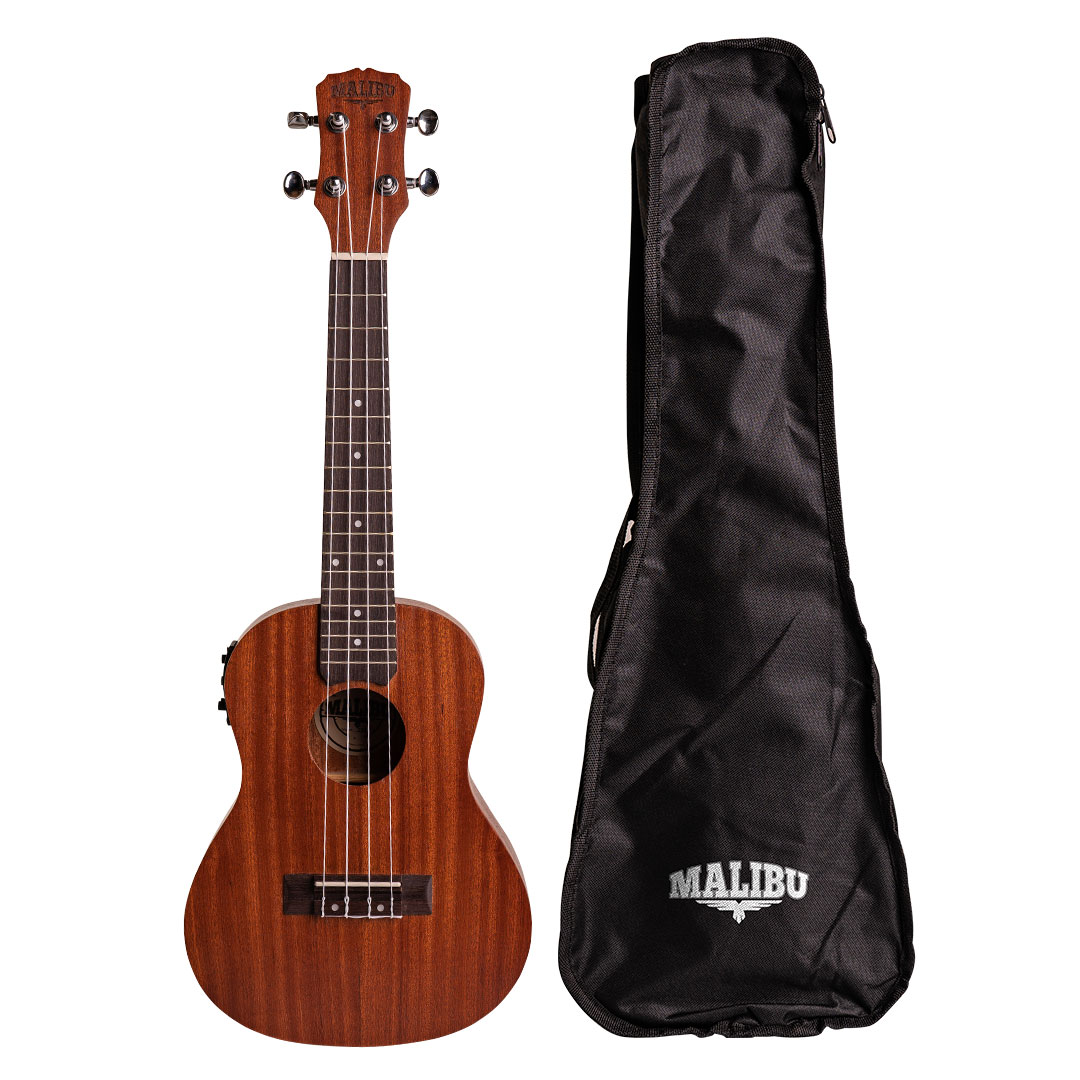 UKULELE CONCERT 23S EQ SAPELE ELETR NAT MALIBU