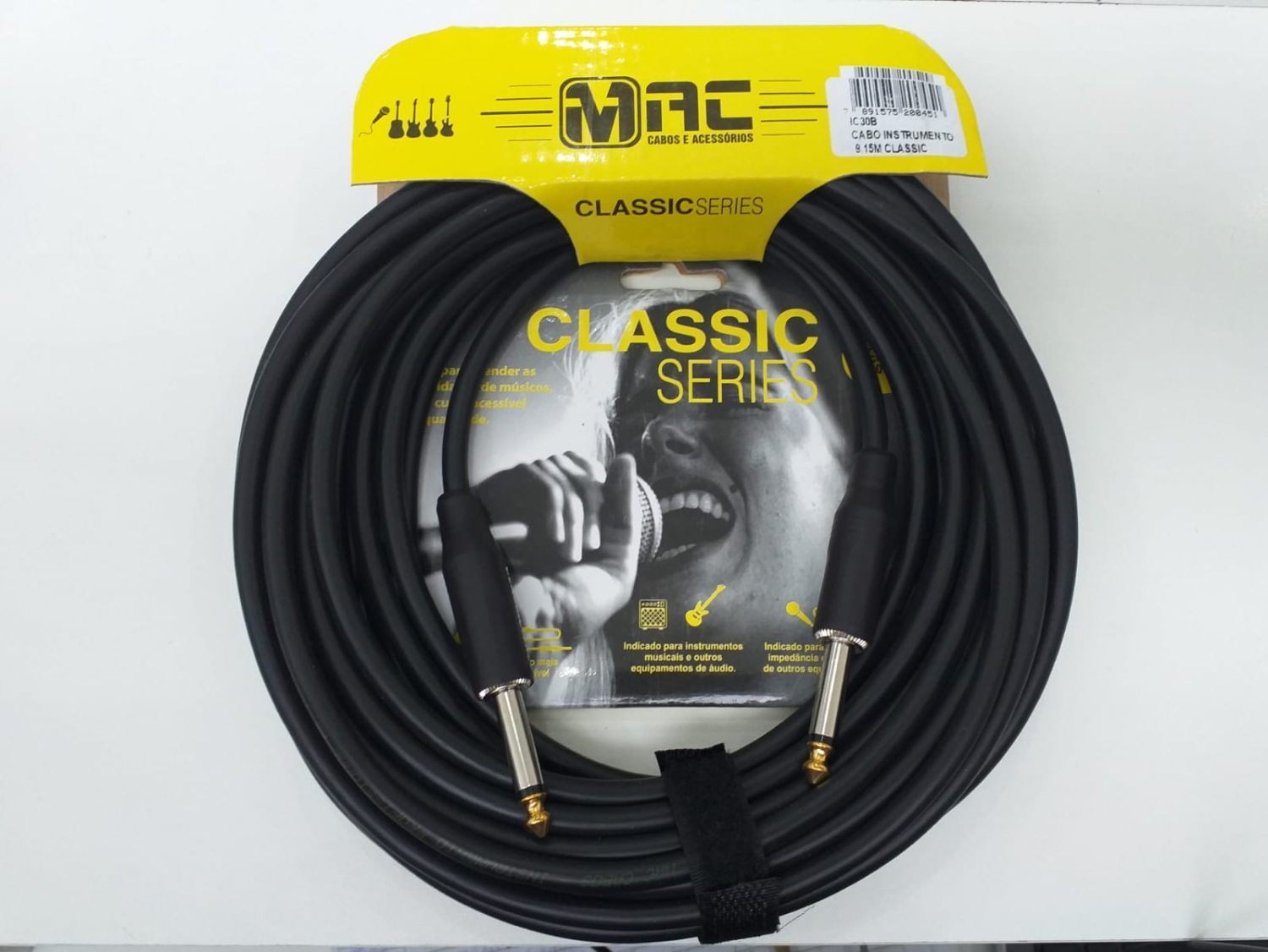 CABO INST 30FT/9.15M P10+P10 CLASSIC MAC CABOS