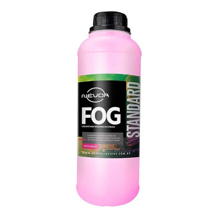 LIQUIDO PARA MAQUINA DE FUMAA 1L FOG STANDARD TUTTI-FRUTTI NEVOA