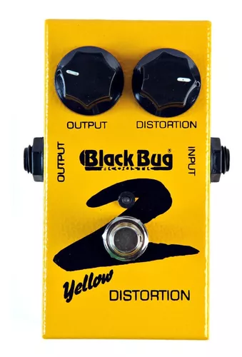 Pedal Yellow Distortion Vintage Tyd Black Bug