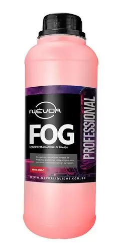 LIQUIDO PARA MAQUINA DE FUMAA 1L FOG STANDARD MORANGO NEVOA