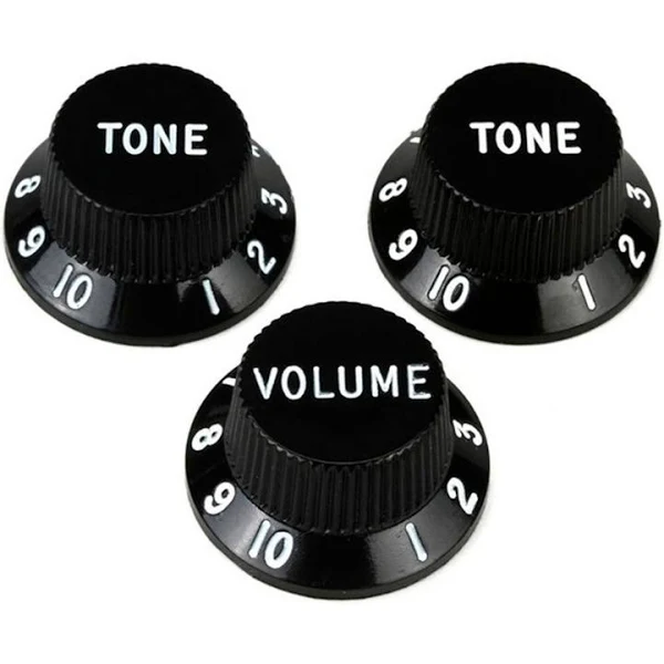 Kit Knobs Guitarra Strato Preto