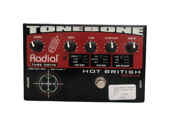 USADO PEDAL DISTORTION HOT BRITISH TONE BONE