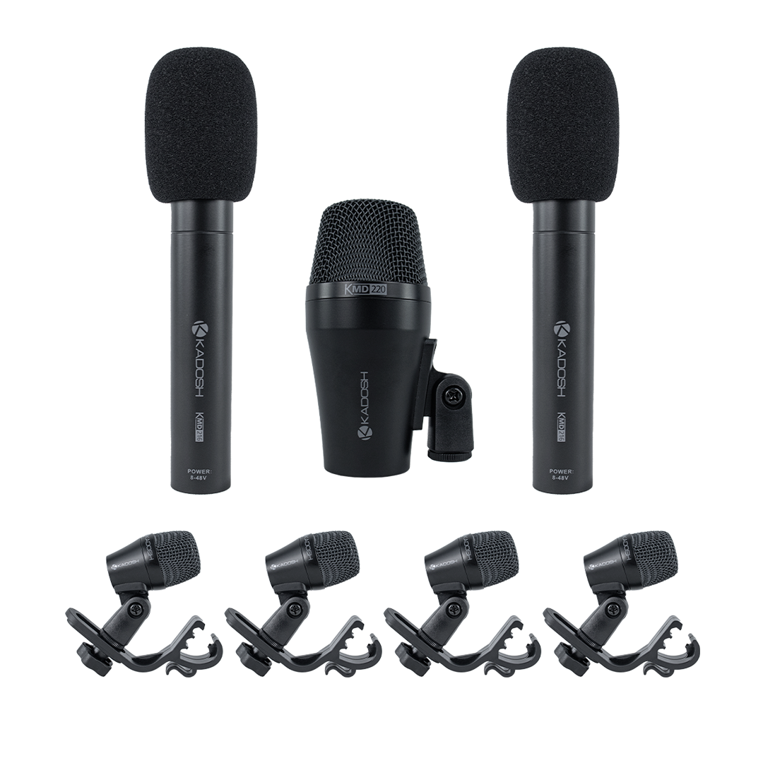 MICROFONE BATERIA KMD 207 7 PCS KADOSH