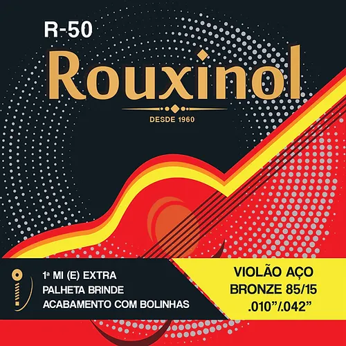 Encordoamento Violao Aco 0,10 Rouxinol