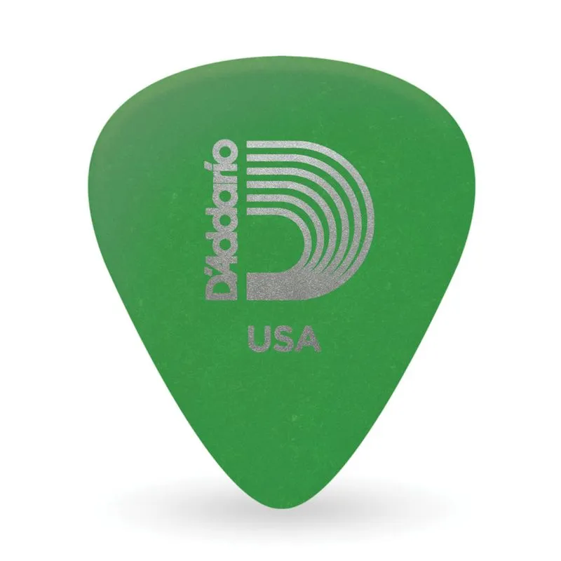 Palheta Duralin 0,85mm Verde Med 1dgn4 Daddario