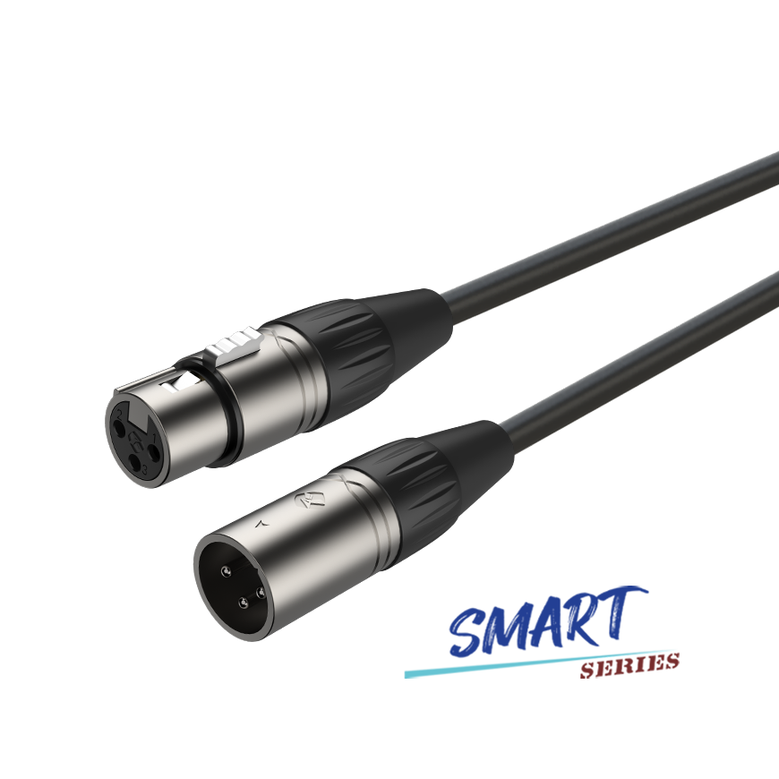 Cabo Microfone  Xlr F X Xlr M 1 Mt Roxtone