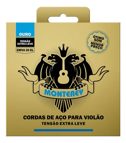 ENCORDOAMENTO VIO.AO AÇO 0,10 EMVA20 EL - MONTEREY