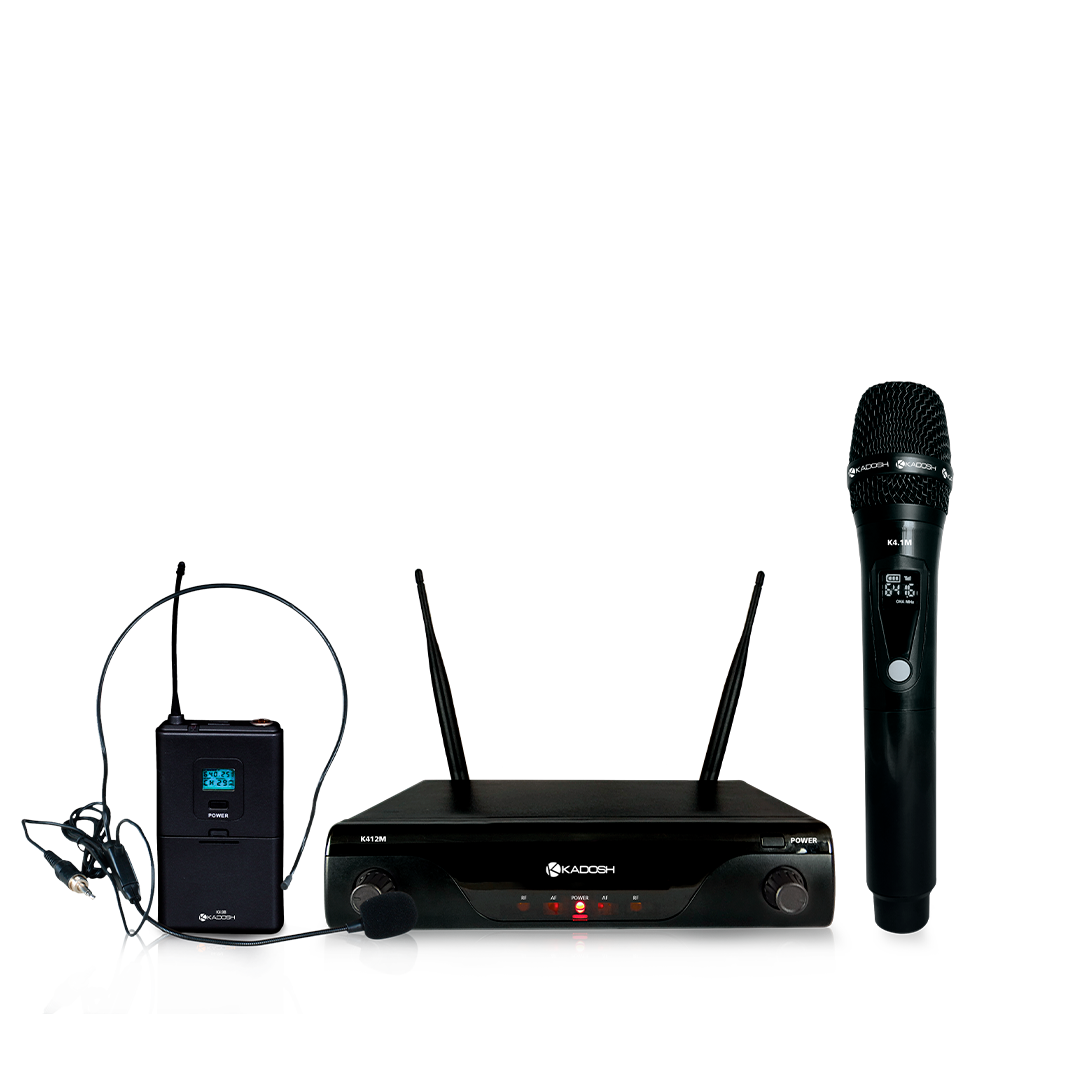 Microfone Bastao   Head Sem Fio K 412c Kadosh