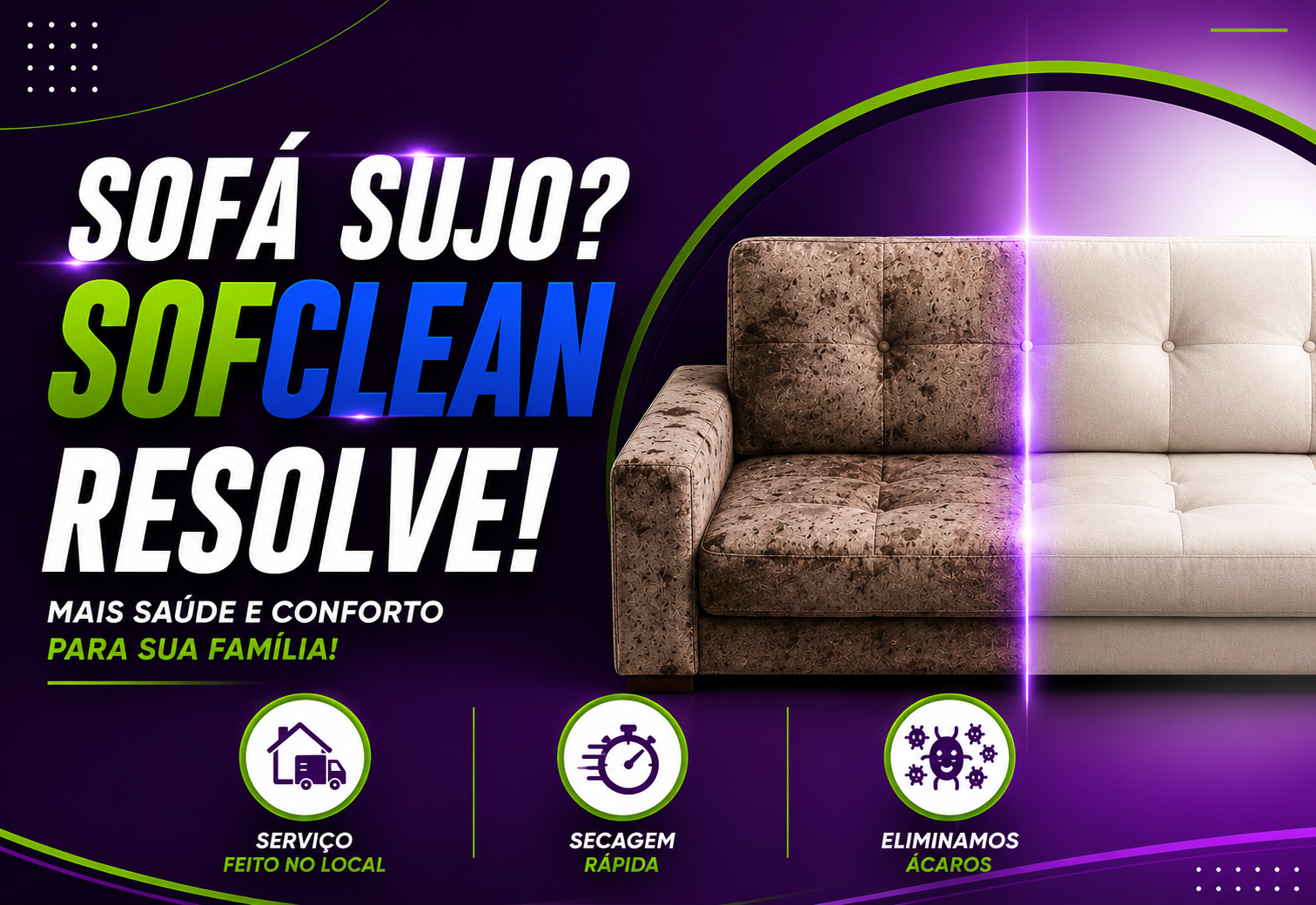 Limpeza de Sof�s e Estofados