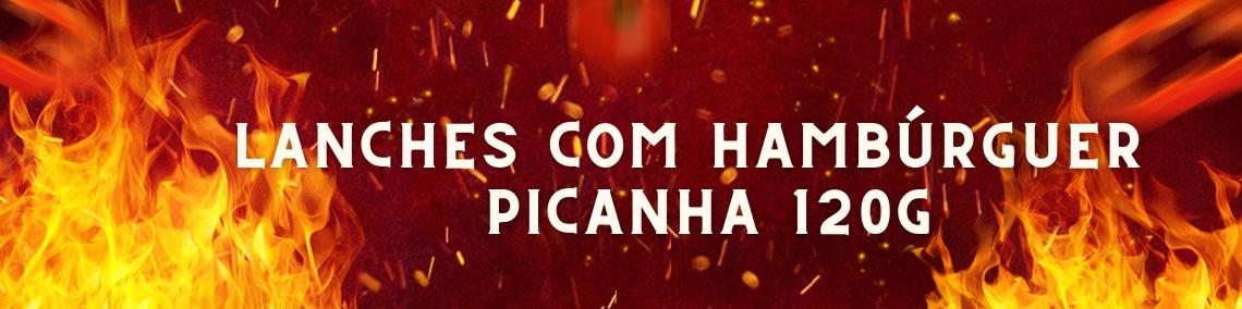 Lanches c/ Hambrguer Picanha 120g