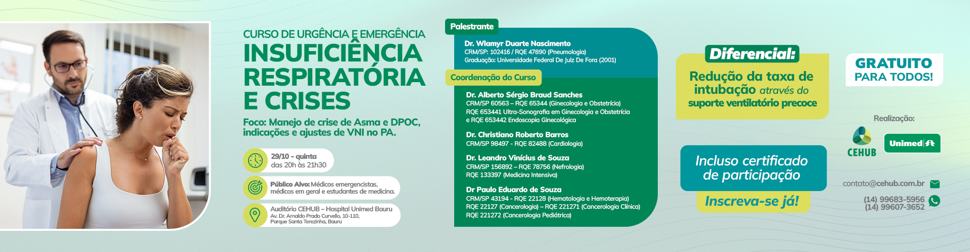 CURSO URGÊNCIA E EMERGÊNCIA  - Insuficiência Respiratória e Crises