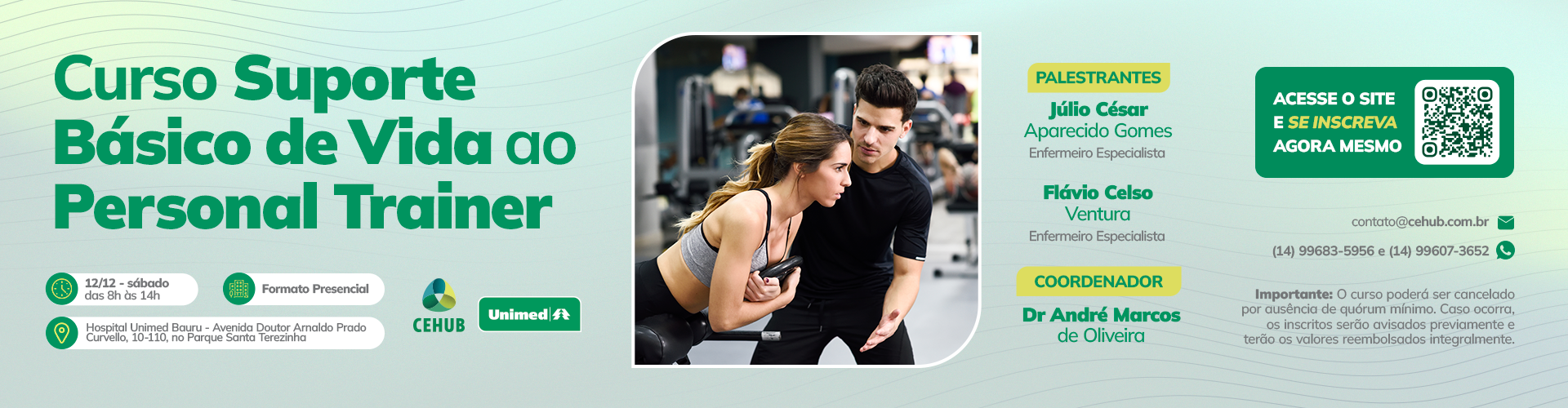 CURSO SUPORTE BÁSICO DE VIDA PARA PERSONAL TRAINER